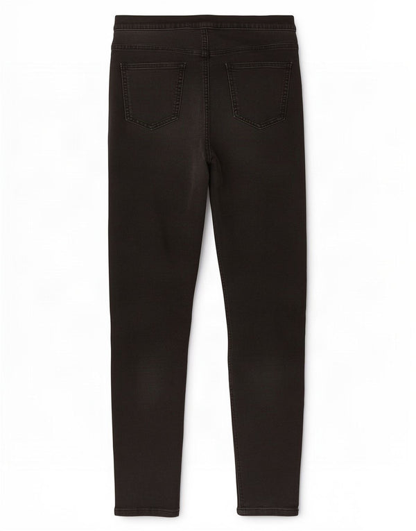 Marks & Spencer Damskie jeansy Jegging UK 14 Medium W30 L29 Czarna bawełna