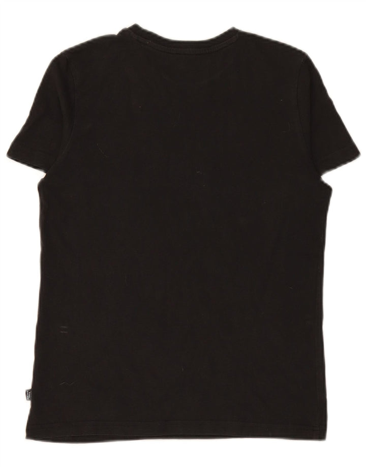 Chłopięcy T-shirt z grafiką PUMA, 13-14 lat, czarny