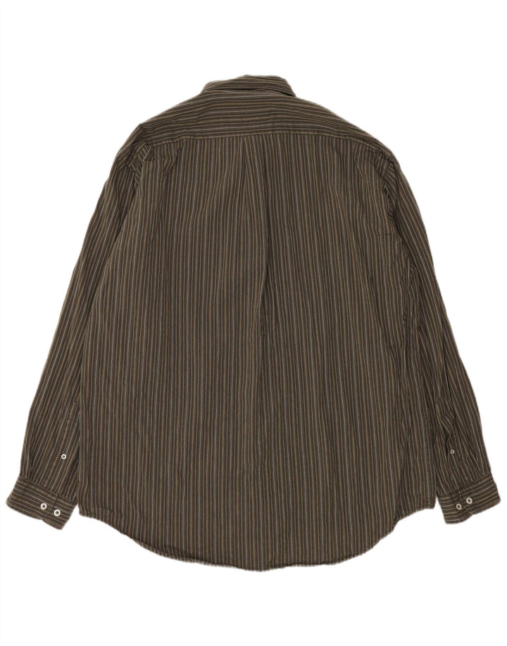 Koszula męska Marlboro Classics 2XL, bawełniana w paski khaki