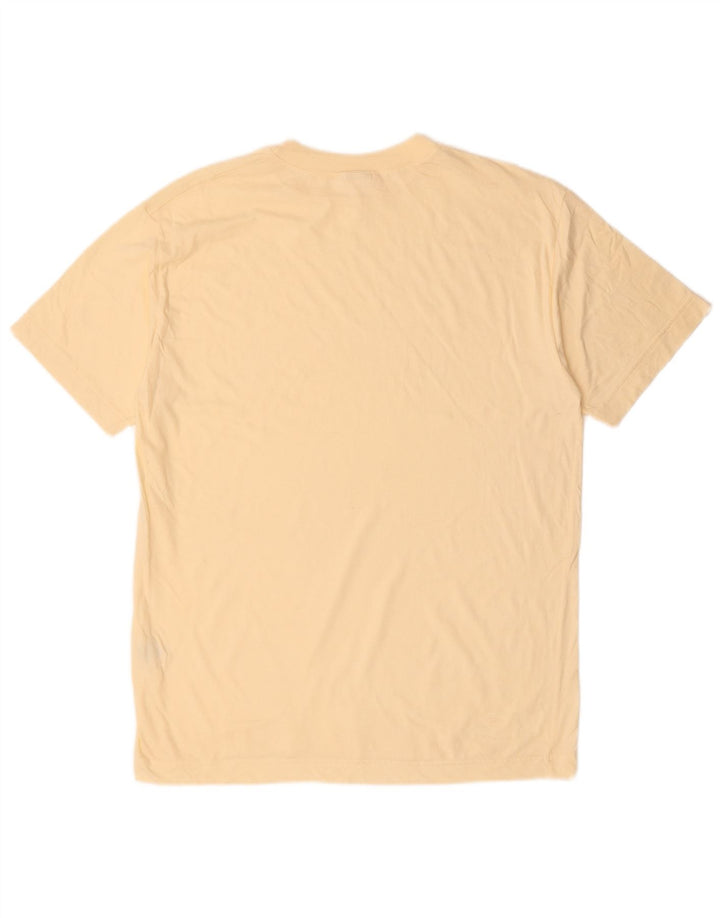 T-shirt męski BENETTON Top średnio beżowy, bawełniany