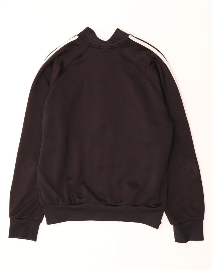 Damska kurtka dresowa ADIDAS UK 14, średnia czarna bawełna