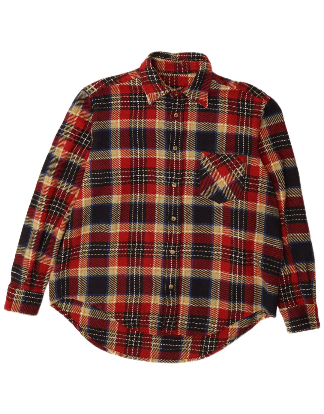 Męska koszula flanelowa VINTAGE XL w wielobarwną kratkę
