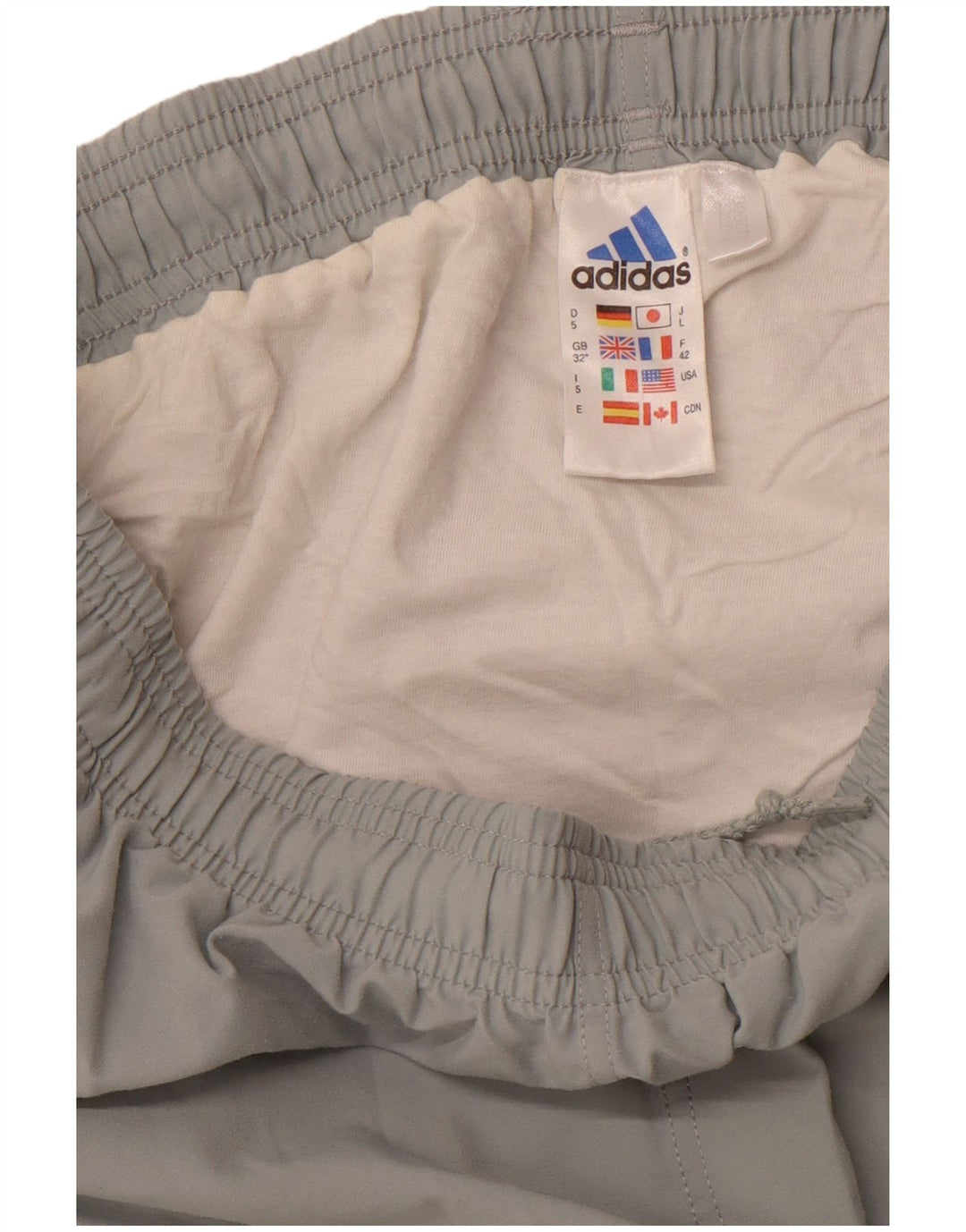 Męskie spodenki sportowe ADIDAS, średnioszary poliester