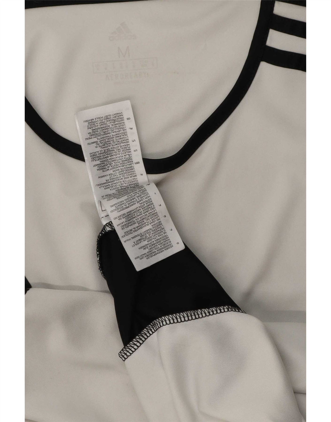 Męski T-shirt Nike Aeroready Top, średni biały poliester z blokami kolorów