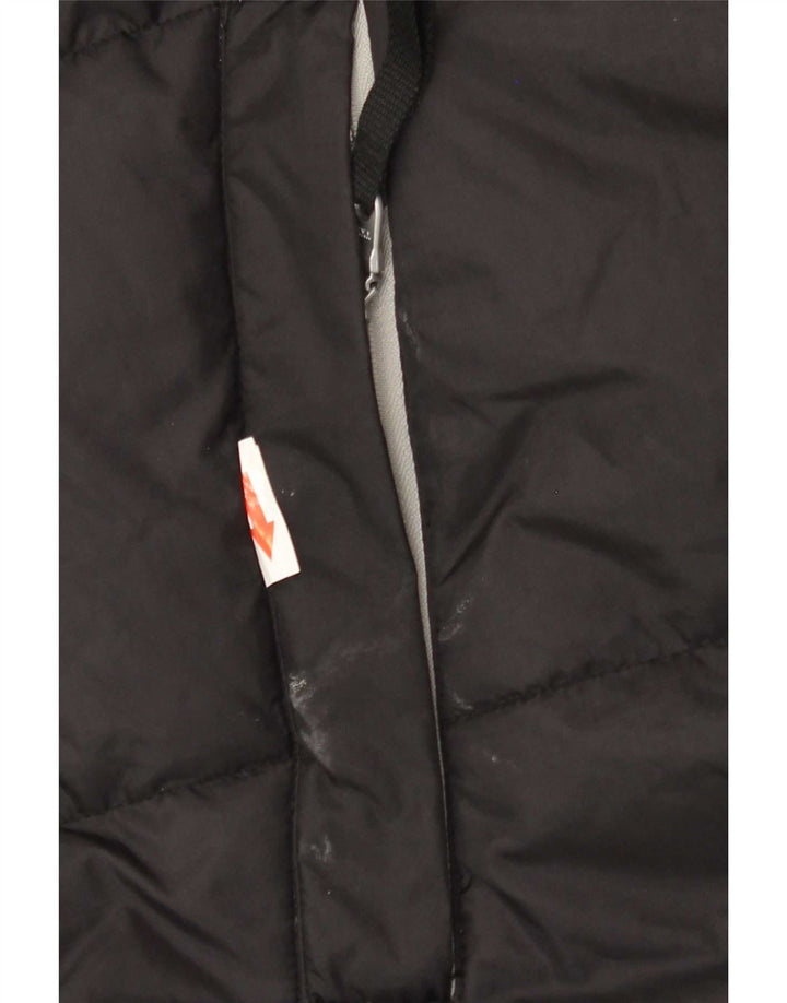 Męska wyściełana kurtka Helly Hansen Graphic UK 44 2XL Czarny nylon z blokami kolorów