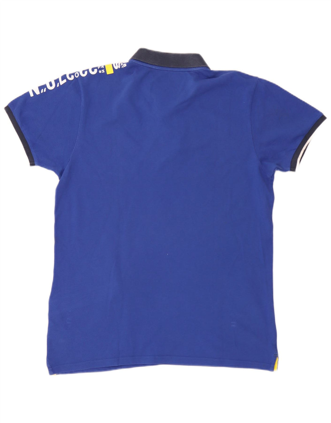 Męska koszulka polo z grafiką North Sails XL, niebieska, bawełniana
