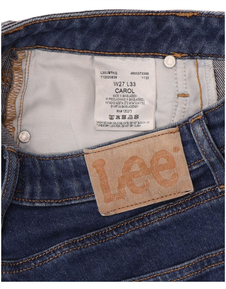 Damskie jeansy Lee Carol Slim W27 L29 Niebieskie bawełniane