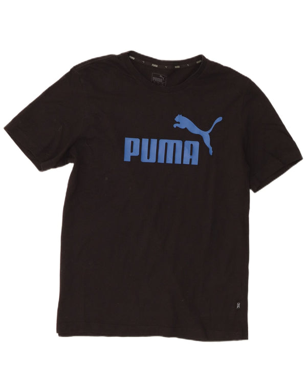 Męski T-shirt Puma z grafiką, średni czarny