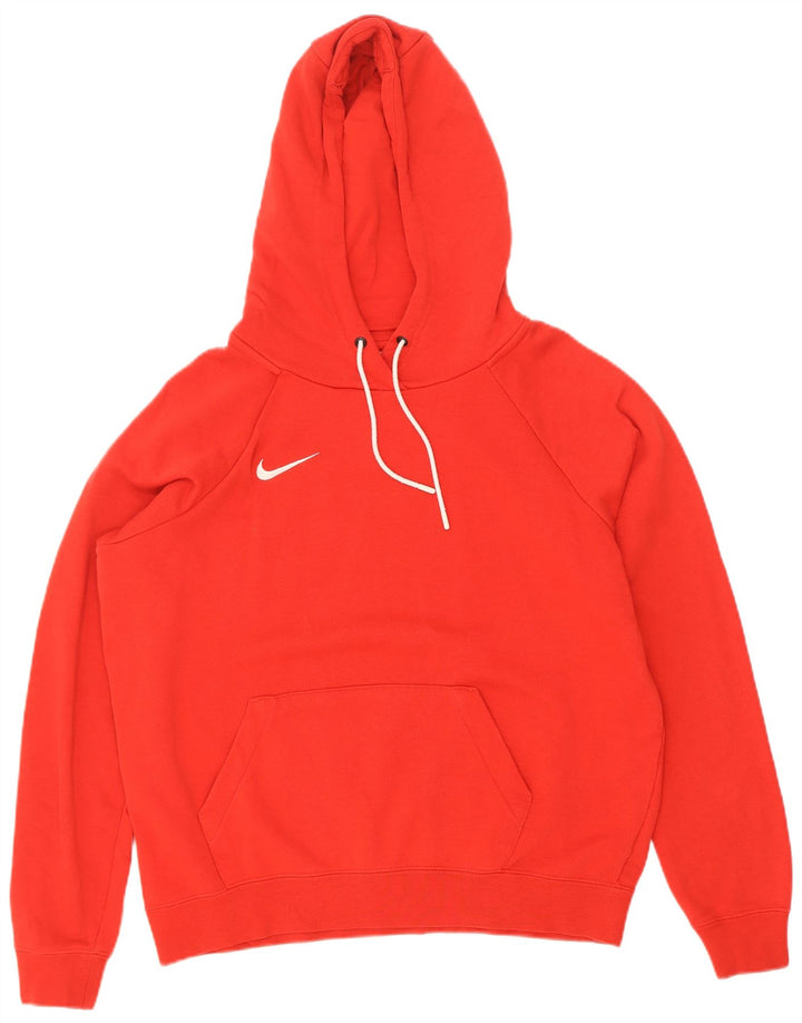 Męska bluza z kapturem Nike, średnia czerwona, bawełniana