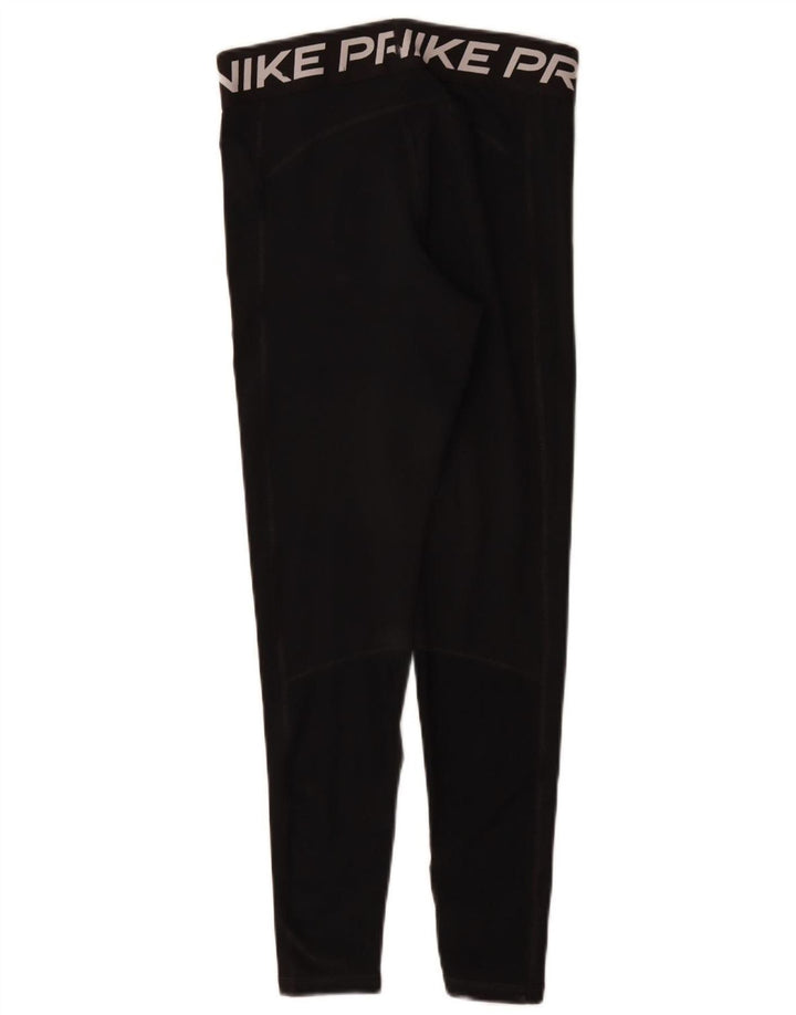 Damskie legginsy Nike Dri Fit Graphic UK 12, średnie czarne