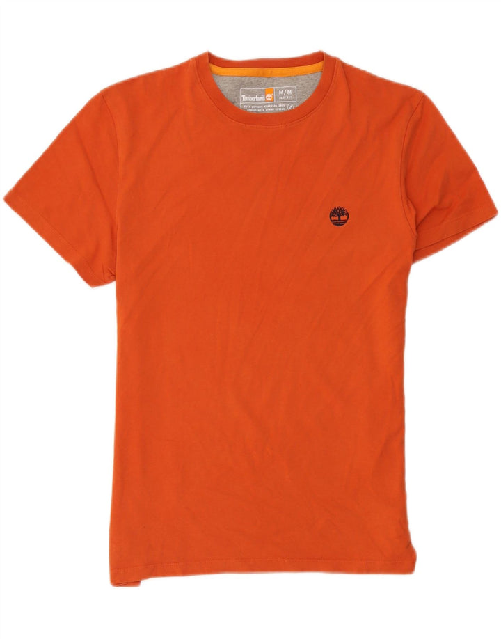Męski T-shirt Timberland Slim Fit Top, średnia pomarańczowa bawełna