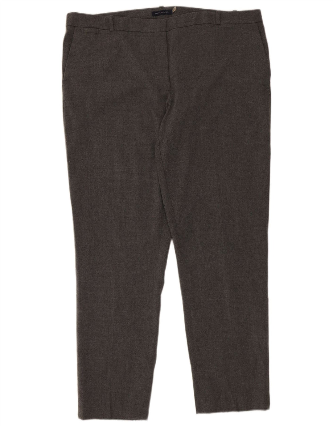 Spodnie damskie Tommy Hilfiger Slim Chino US 14 XL W38 L30 Szary poliester