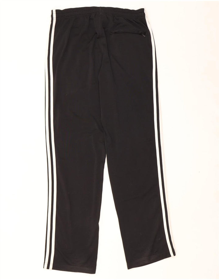 Męskie spodnie dresowe Adidas, małe, czarne, poliestrowe
