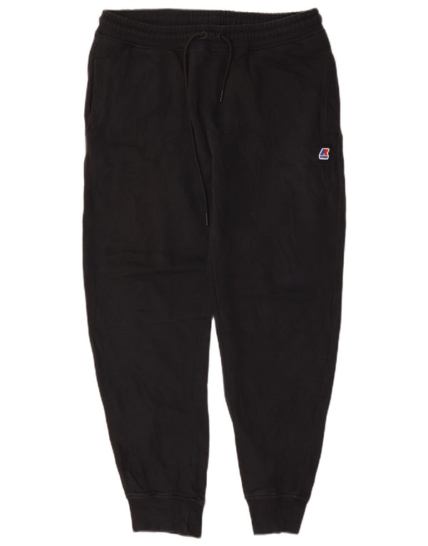 Męskie spodnie dresowe K-Way Joggers XL, czarne, bawełniane