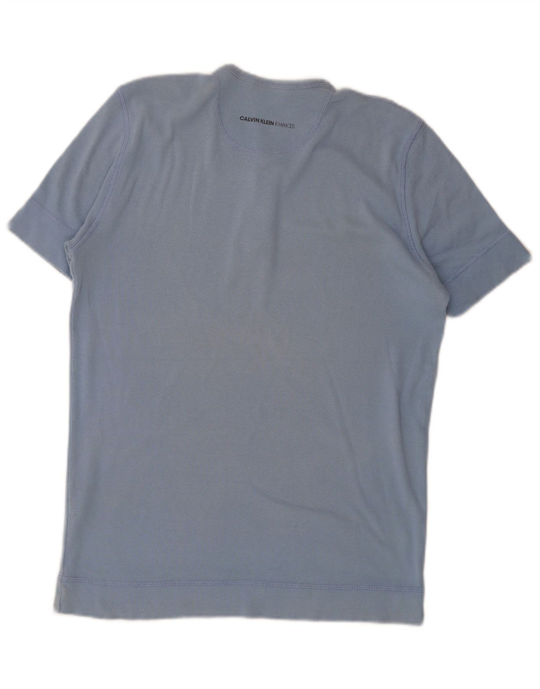 T-shirt męski Calvin Klein, duży, niebieski, bawełniany