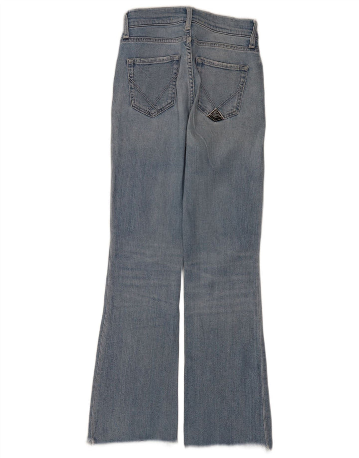 Damskie jeansy rozkloszowane Roy Rogers W24 L28 Niebieskie bawełniane