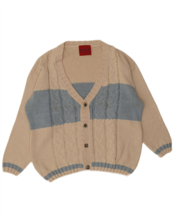 Sweter męski Sercap XL w kolorze beżowym, bawełniany