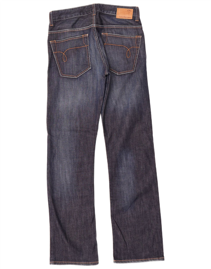 Damskie jeansy Bootcut Calvin Klein W30 L32 Granatowe, bawełniane