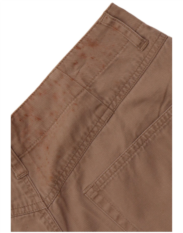 Damskie spodenki chino z wysokim stanem EDDIE BAUER US 12, duże W30, beżowe