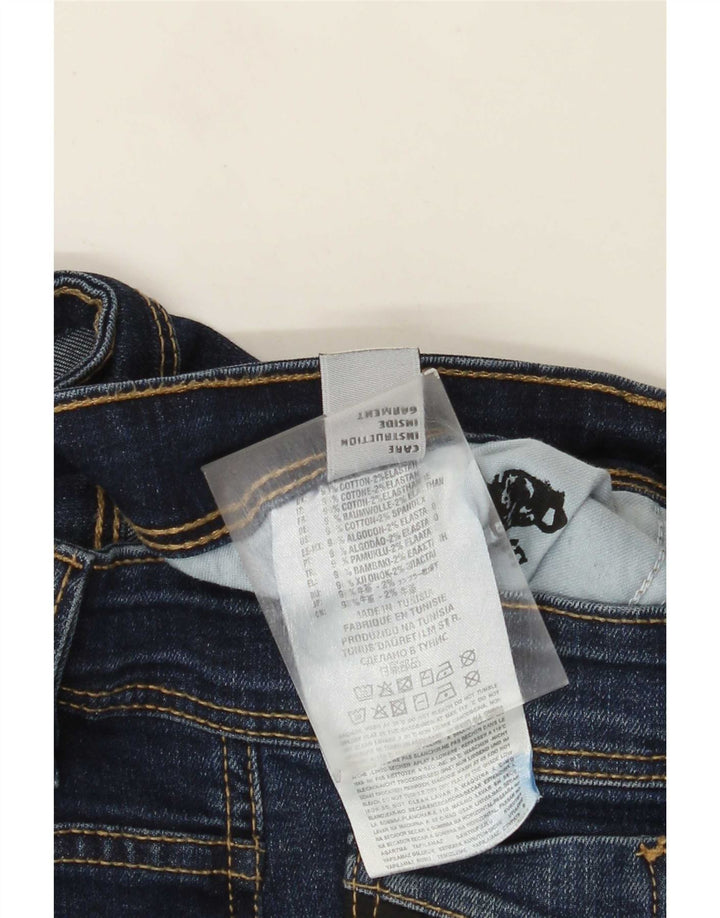 Damskie jeansy Diesel Slim W36 L31 Niebieskie bawełniane