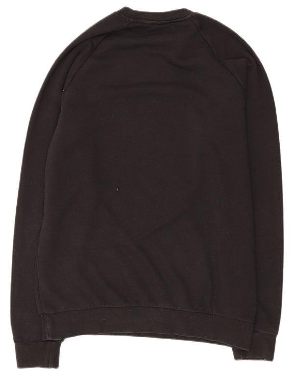 Bluza chłopięca ADIDAS z grafiką, 15-16 lat, czarna, bawełniana