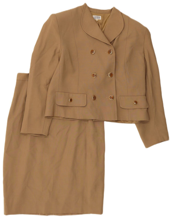 Dwuczęściowy zestaw spódnic damskich w stylu vintage z podwójnymi piersiami IT 44 Medium W30 Brown