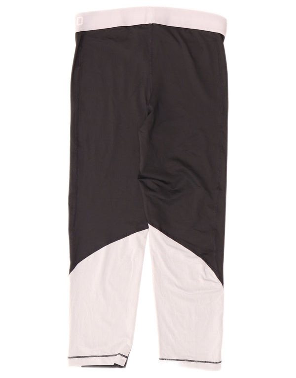 Damskie legginsy Nike Dri Fit UK 14, średnie czarne, poliestrowe, sportowe