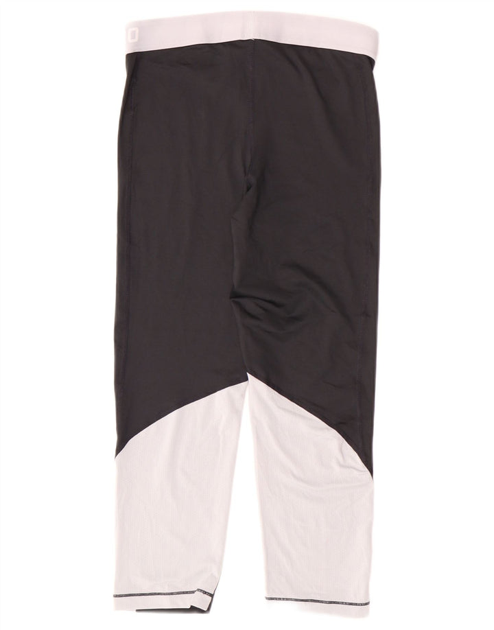 Damskie legginsy Nike Dri Fit UK 14, średnie czarne, poliestrowe, sportowe