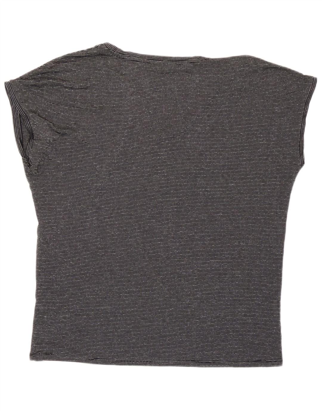 Marks & Spencer Damski T-shirt oversize Top UK 10 w małe czarne paski