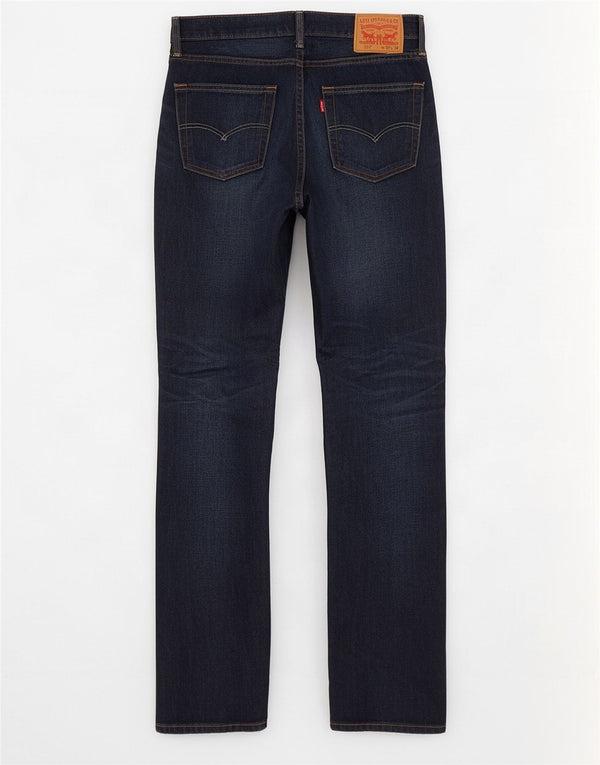 Męskie jeansy Levi's 511 Slim W32 L34 Granatowa bawełna