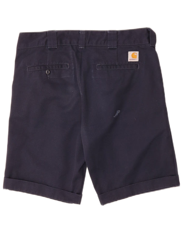 Męskie spodenki Carhartt Wip Chino W30 Średni granatowy poliester