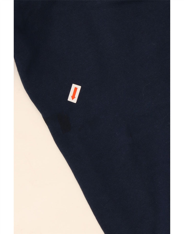 Męskie spodnie dresowe ADIDAS Joggers UK 42/44, duże, granatowe, bawełniane