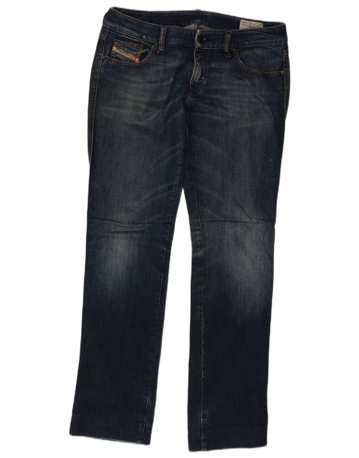 Diesel Damskie Lhela Slim Jeans W30 L31 Niebieskie bawełniane
