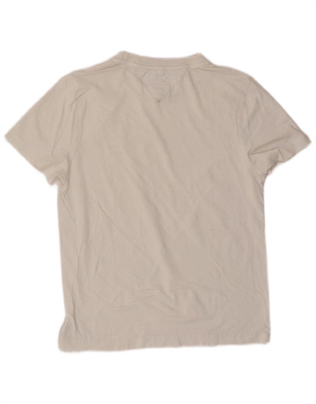 T-shirt damski TOMMY HILFIGER Top UK 10 Small, biały, bawełniany