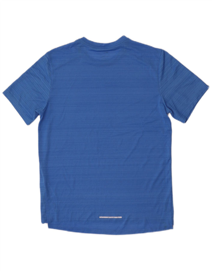 Męska koszulka Nike Dri Fit z poliestru w średnie niebieskie paski