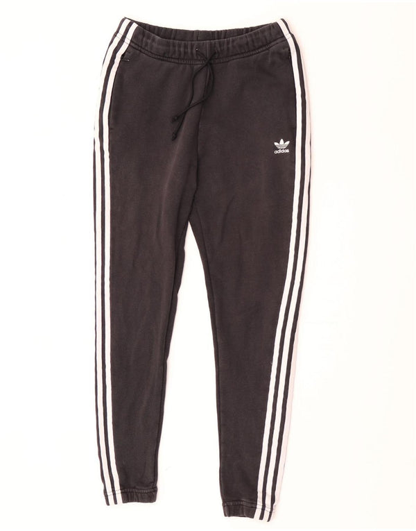 Damskie spodnie dresowe Adidas Joggers UK 6 XS Czarna bawełna