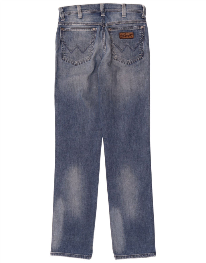 Damskie jeansy WRANGLER Texas Stretch Straight W31 L34 Niebieskie, bawełniane