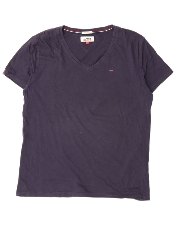 T-shirt męski Tommy Hilfiger o regularnym kroju, średni, granatowy, bawełniany