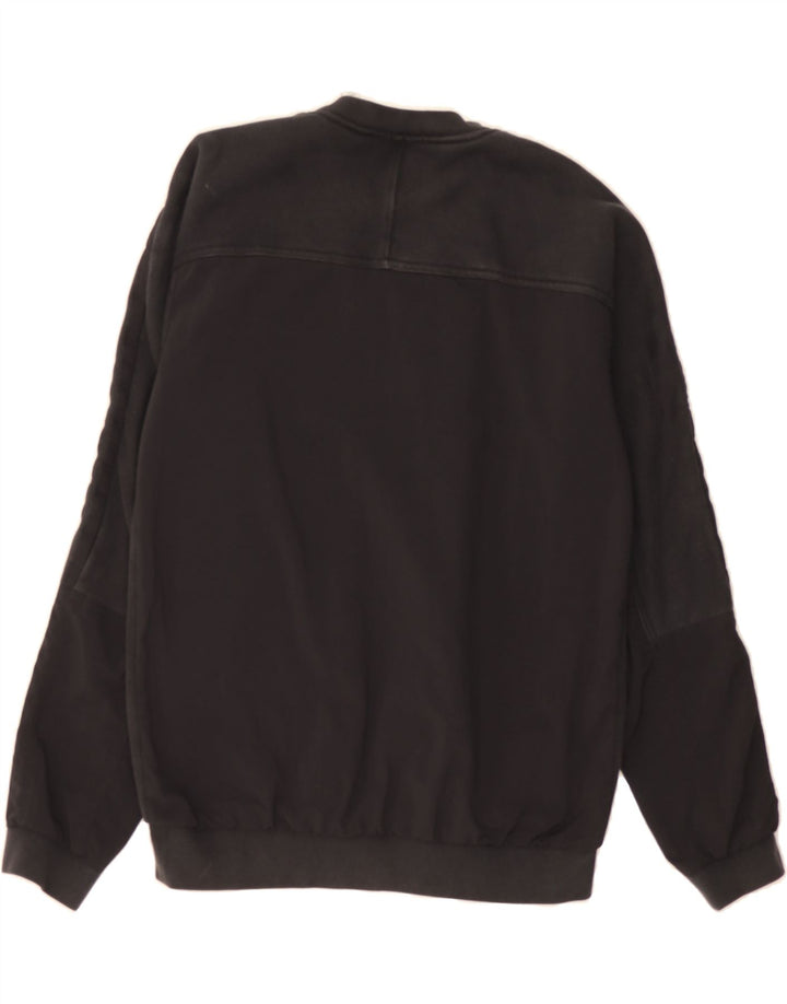 ADIDAS Mens Sweatshirt Jumper Small Black Vintage Adidas and Second-Hand Adidas from Messina Hembry 