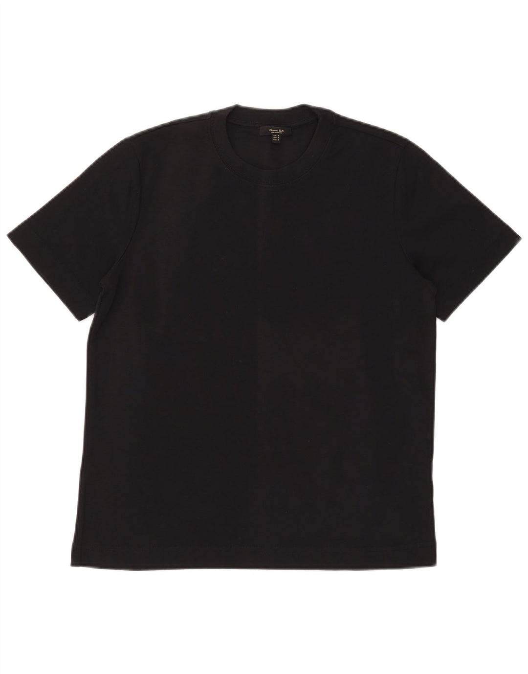 T-shirt męski MASSIMO DUTTI, średni czarny