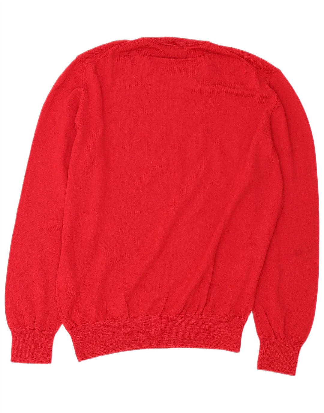 Refrigiwear Męski sweter z okrągłym dekoltem XL, czerwona wełna