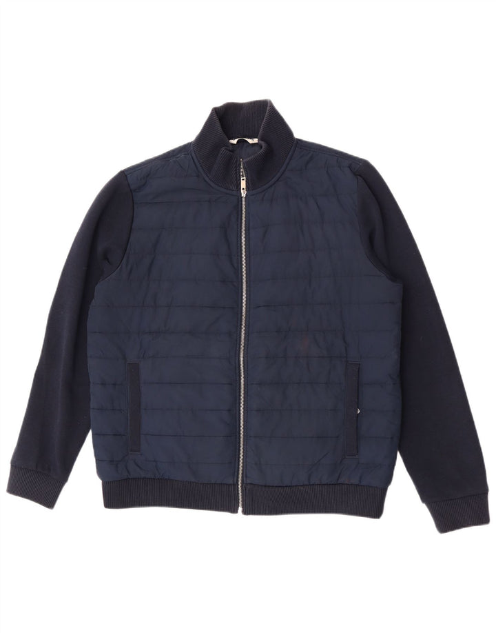 Marks & Spencer Męska ocieplana kurtka UK 42 XL, granatowa, poliester