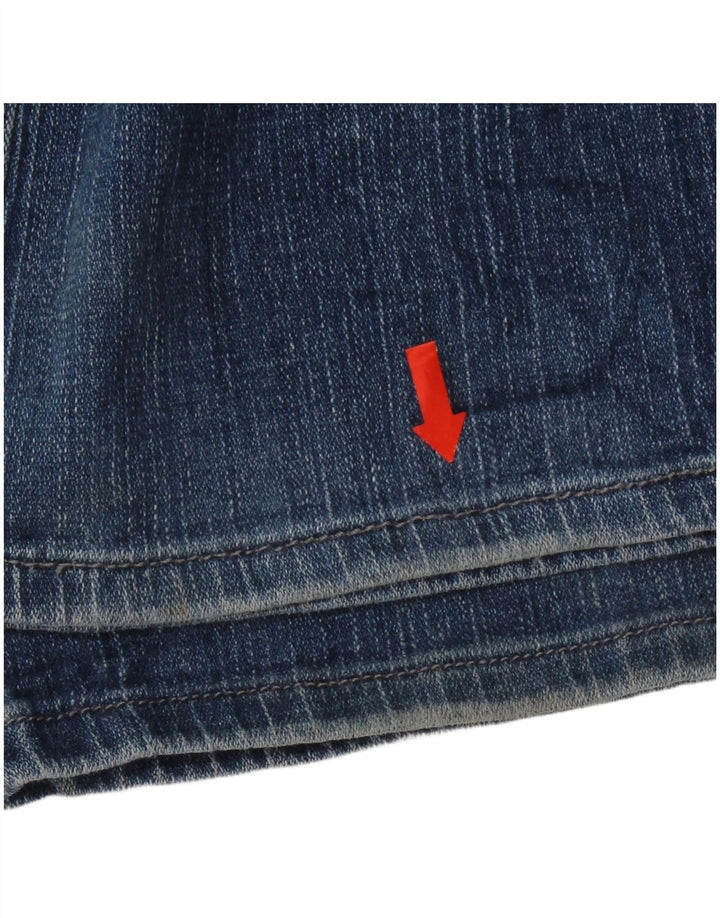 Damskie jeansy Levi's 518 Super Low Bootcut W30 L30 Niebieska bawełna