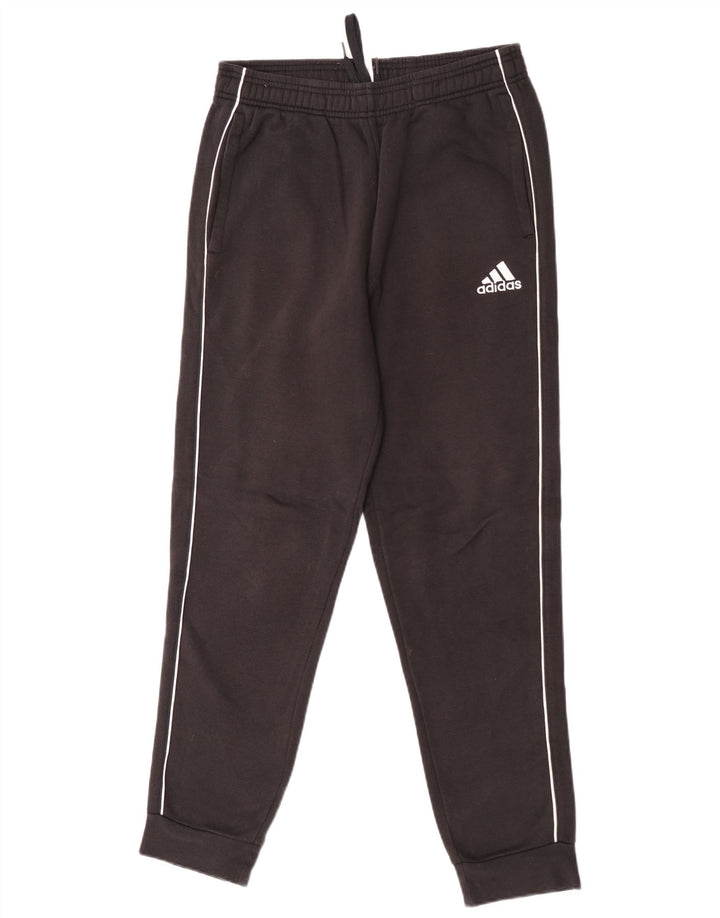 Męskie spodnie dresowe Adidas, średnie czarne, bawełniane