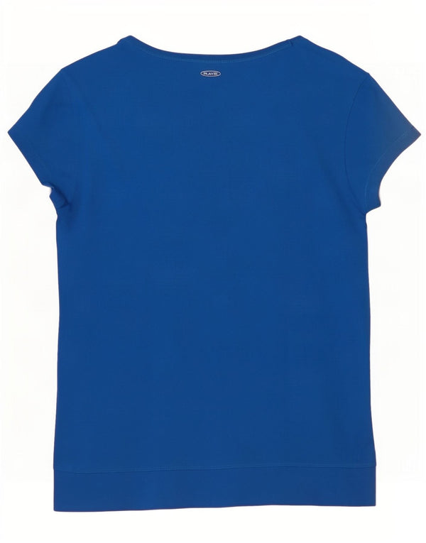 Damska koszulka Reebok Top UK 8/10 Small Blue Polyester