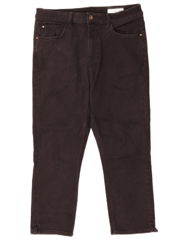 Marks & Spencer Damskie jeansy skinny z wysokim stanem UK 14, duże, W32 L22, czarne