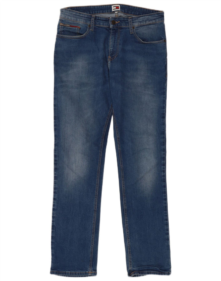 Męskie jeansy slim fit Tommy Hilfiger W32 L32 Niebieskie bawełniane