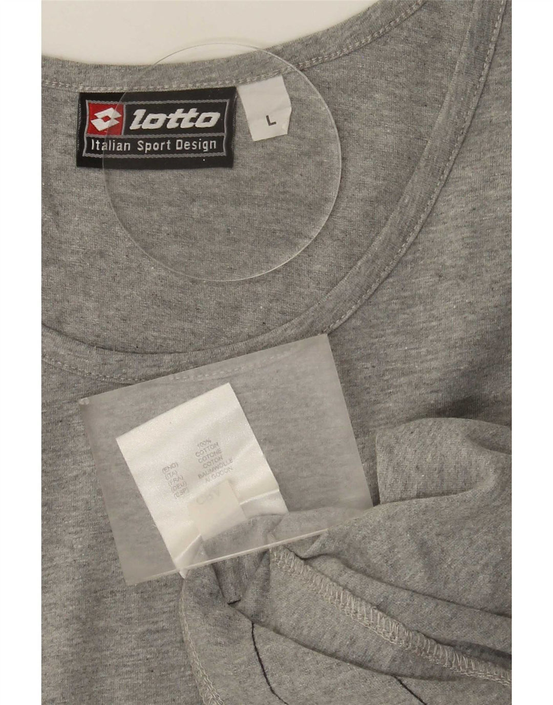 Lotto Męska kamizelka, duża, szara, bawełniana