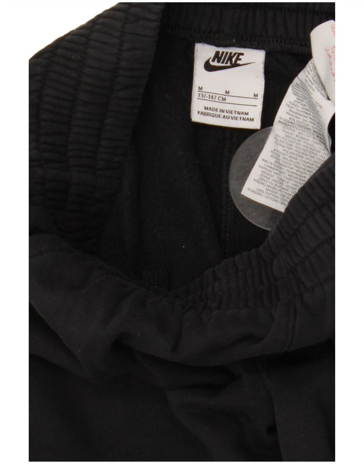 Chłopięce spodnie dresowe NIKE Cargo Joggers 10-11 lat, średnia czarna bawełna