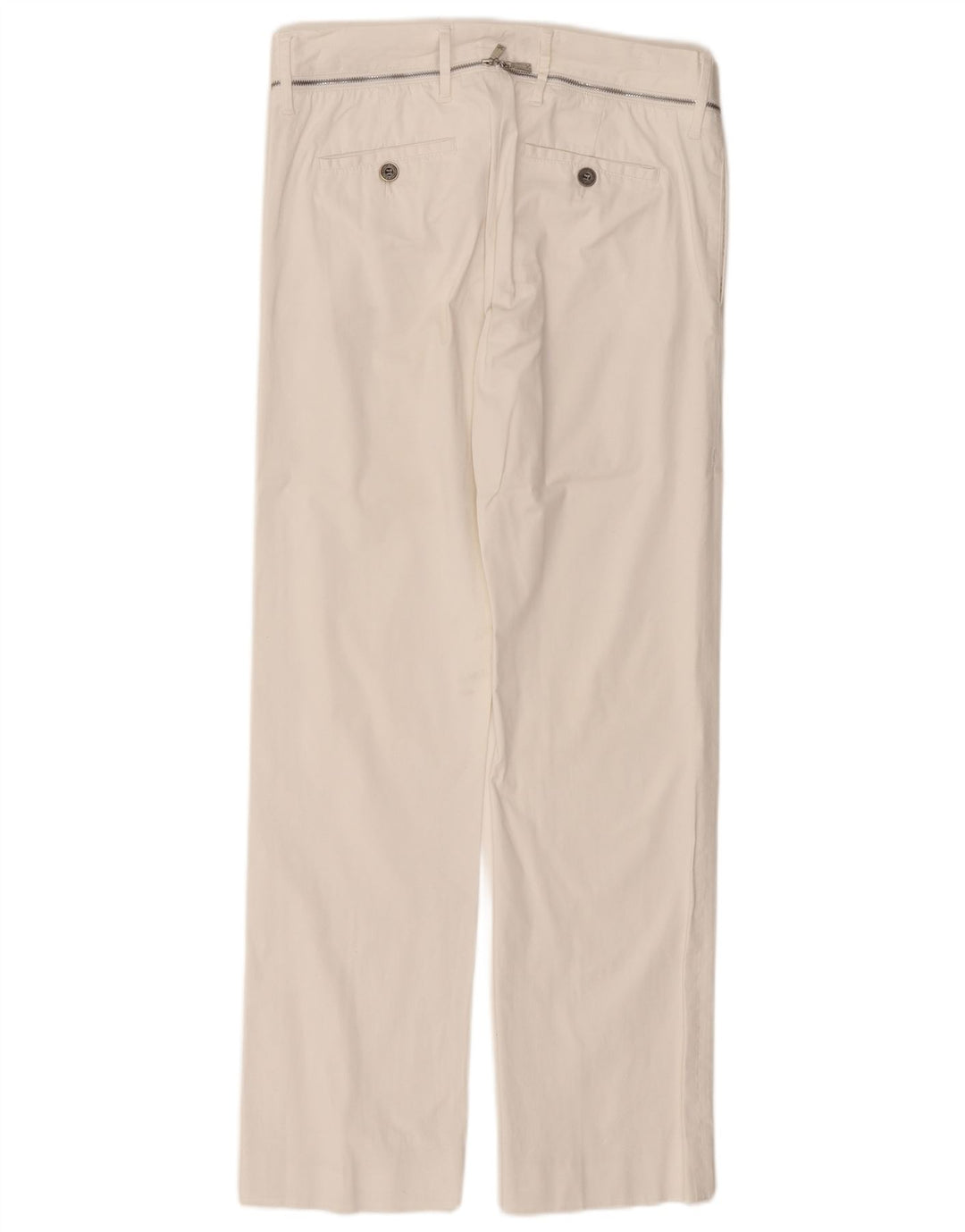 Proste spodnie damskie RICHMOND IT 46 duże W32 L31 białe